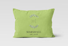 Load image into Gallery viewer, Monogram Personalized Custom Throw Lumbar Pillow