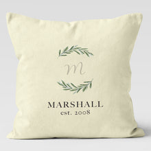 Load image into Gallery viewer, Monogram Custom Personalized Throw Cushion 18x18 & 20x20