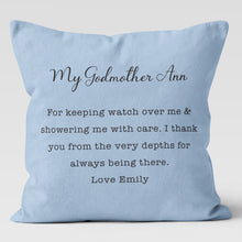 Load image into Gallery viewer, Baptism Custom Personalized Throw Pillow Cushion 
