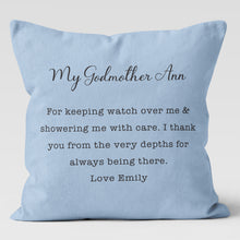 Load image into Gallery viewer, Baptism Custom Personalized Throw Pillow Cushion