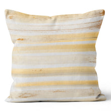 Load image into Gallery viewer, Yellow Stripe Throw Pillow