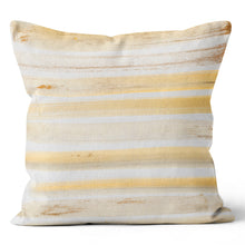 Load image into Gallery viewer, Beachy Yellow Lines Pillow
