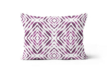 Load image into Gallery viewer, Pyramids Purple Pillow Cover
