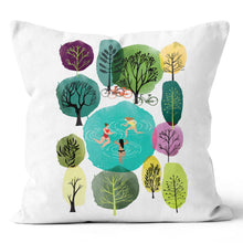 Load image into Gallery viewer, Forest Swim Pillow 2 in 1 Cover