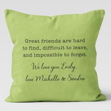 Load image into Gallery viewer, Friends Custom Personalized Pillow Cover