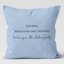 Load image into Gallery viewer, Get Well, Personalized Custom Pillow Cover