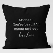 Load image into Gallery viewer, Husband & Wife Custom Personalized Pillow