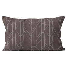 Load image into Gallery viewer, Charcoal Taya Designer Fabric Throw Cushion Pillow