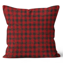 Load image into Gallery viewer, Canada Plaid Elk Pillow Cover