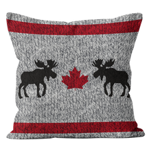 Load image into Gallery viewer, Work Sock Knit Inspired Printed 2 in 1 Throw Pillow 20x20 and 18x18