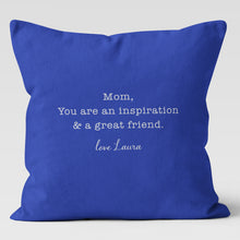 Load image into Gallery viewer, Mom & Dad Custom Pillow Cover