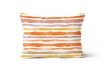 Load image into Gallery viewer, Amber Choppy Stripe Pillow