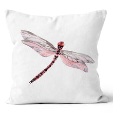 Load image into Gallery viewer, Passion Dragin Fly Pink Throw Pillow
