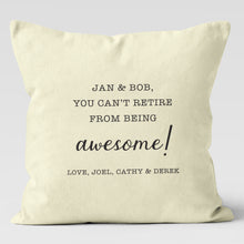Load image into Gallery viewer, Retirement Personalized Custom Pillow Cover