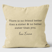 Load image into Gallery viewer, Brother Or Sister Personalized Custom Pillow Cover