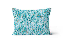 Load image into Gallery viewer, Blue Barcelona Tile Lumbar Pillow