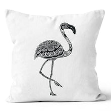 Load image into Gallery viewer, Funky Flamingo Pillow Cover