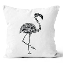 Load image into Gallery viewer, Funky Flamingo Pillow Cover
