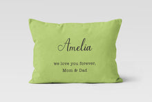 Load image into Gallery viewer, Happy Birthday Personalized Custom Throw Lumbar Pillow Cushion