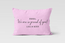 Load image into Gallery viewer, Congratulations Lumbar, Personalized Custom Pillow Cover