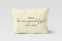 Load image into Gallery viewer, Congratulations Lumbar, Personalized Custom Pillow Cover