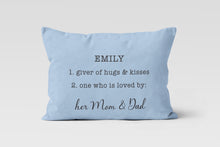 Load image into Gallery viewer, Kids Lumbar, Personalized Custom Pillow Cover