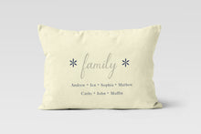 Load image into Gallery viewer, Family, Custom Personalized Throw Pillow Cushion 
