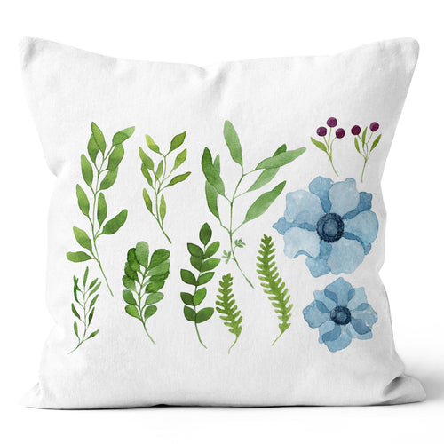 Leafy Greens Throw Pillow 