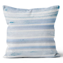 Load image into Gallery viewer, 2 in 1 Soft Blue Stipe Throw Pillow Cushion Cover
