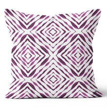 Load image into Gallery viewer, Pyramids Purple Pillow Cover

