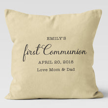 Load image into Gallery viewer, First Communion Personalized Custom Pillow Cover
