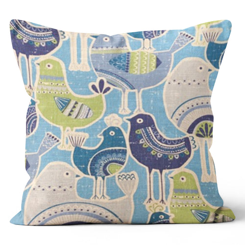 Tweety Ocean Blue Green Throw Cushion Pillow 