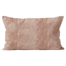 Load image into Gallery viewer, BLUSH Velvet Distressed SARONA Pillow Cover 12x20
