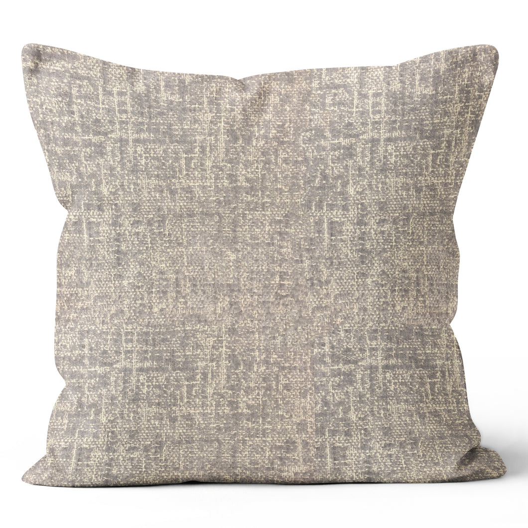 Bellini Beige Frost Throw Pillow Designer Fabric Cushion Cover