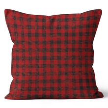 Load image into Gallery viewer, Canada Plaid Elk Pillow Cover
