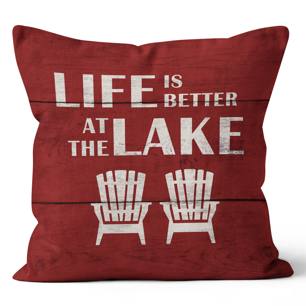 Life is Better Pillow Cover