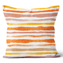 Load image into Gallery viewer, Amber Choppy Stripe Pillow
