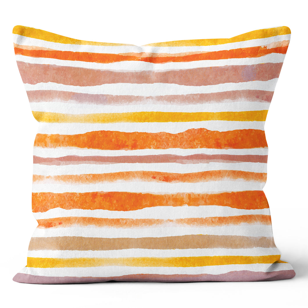 Amber Choppy Stripe Pillow