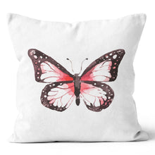 Load image into Gallery viewer, Pink Black Butterfly Pillow Cover
