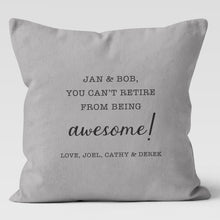 Load image into Gallery viewer, Retirement Personalized Custom Pillow Cover
