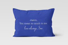 Load image into Gallery viewer, Romantic Lumbar, Personalized Custom Pillow Cover
