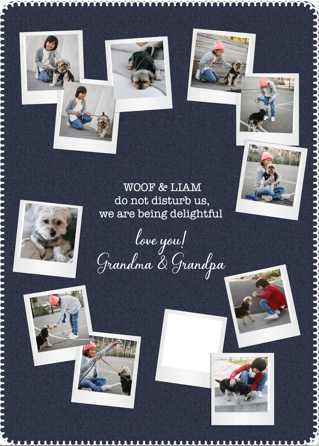 Personalized Photo Blanket 