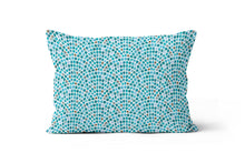 Load image into Gallery viewer, Blue Barcelona Tile Lumbar Pillow 
