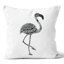 Load image into Gallery viewer, Funky Flamingo Pillow Cover
