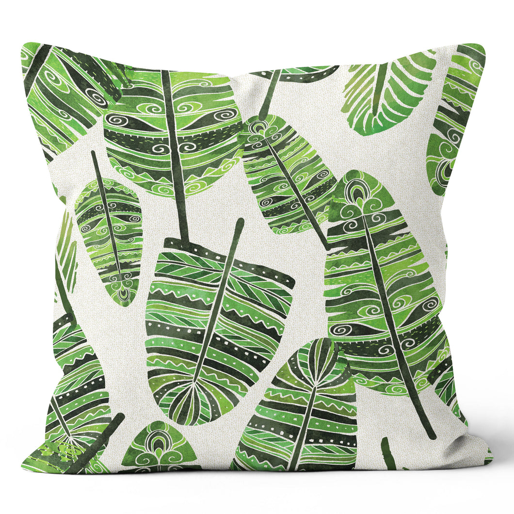 Aztec Leaves Pillow Cover