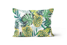 Load image into Gallery viewer, Pineapple Floral Pillow Cover
