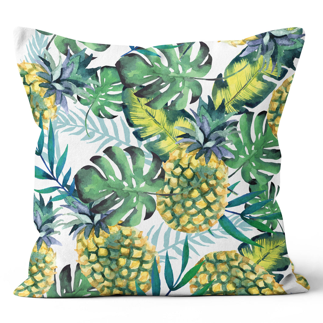 Pineapple Floral Pillow Cover