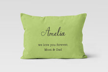 Load image into Gallery viewer, Happy Birthday Personalized Custom Throw Lumbar Pillow Cushion 
