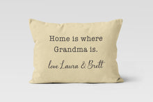 Load image into Gallery viewer, Grandma Lumbar, Personalized Custom Pillow Cover
