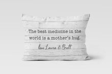 Load image into Gallery viewer, Mom or Dad Lumbar, Personalized Custom Pillow Cover
